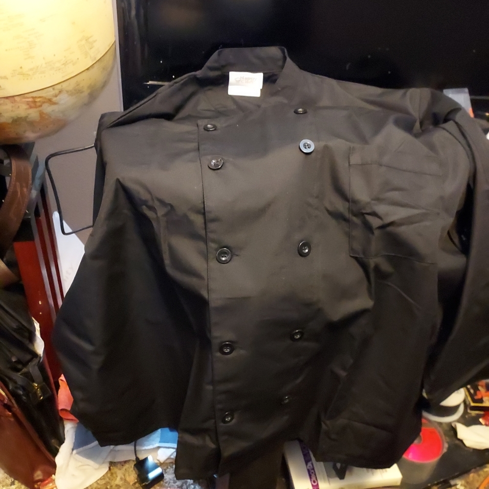 Happy chef 3X long sleeve. Chef jacket